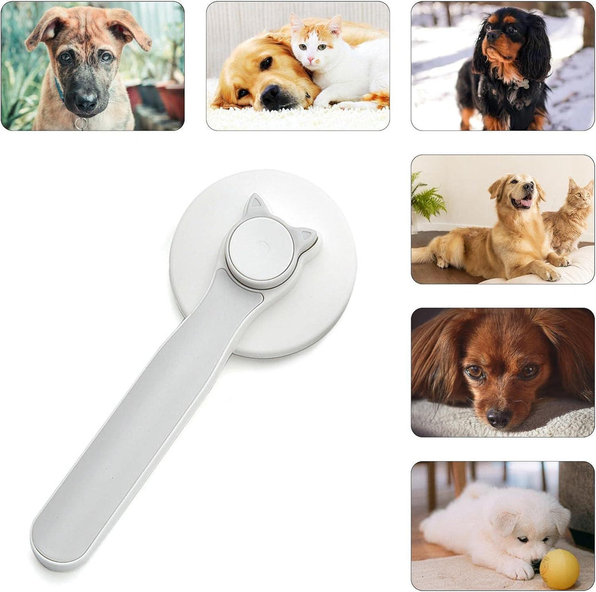 Pet Hair Removal Brush – Grooming & Fur Cleaning Tool