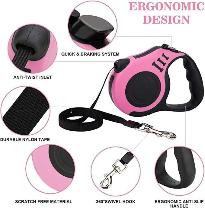 5-Meter Dog & Cat Leash – Long Pet Walking Strap