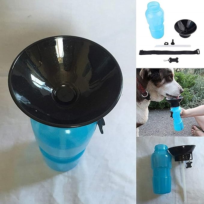 Portable Pet Water Bottle & Sipper – Travel Drinking Bowl