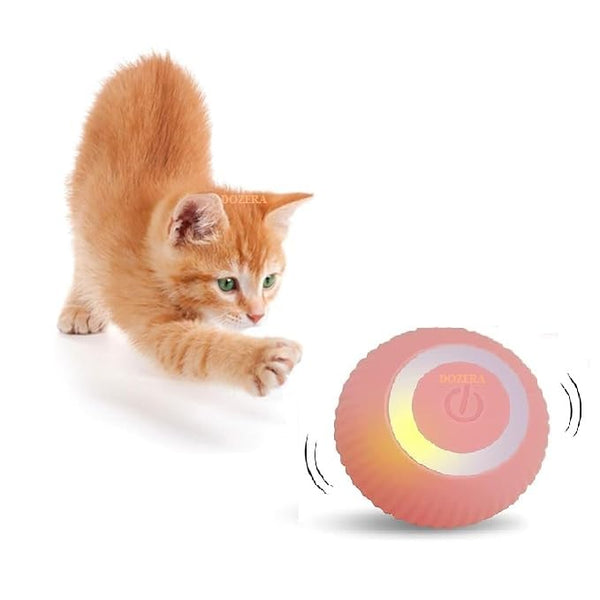 Automatic 360° Rolling Cat Ball Toy – USB Rechargeable Pet Toy