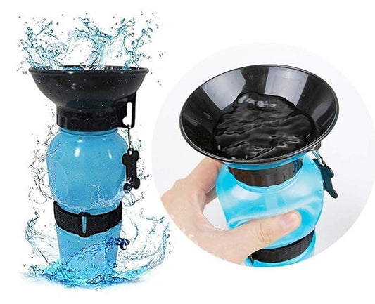Portable Pet Water Bottle & Sipper – Travel Drinking Bowl